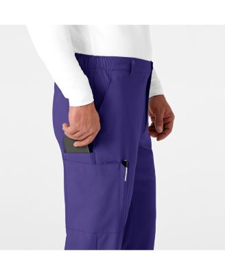 Men's W123 Flat Front Cargo Scrub Pant