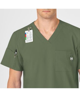Men's W123 V-Neck Scrub Top