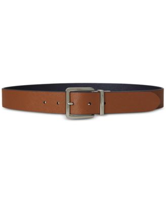 Lauren Ralph Lauren - Reversible Crosshatch Leather Belt