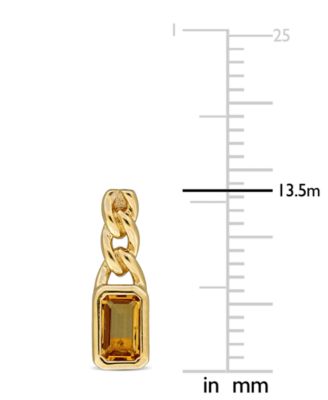 Gemstone Drop Earrings (5/8 ct. t.w.) in 14k Yellow Gold