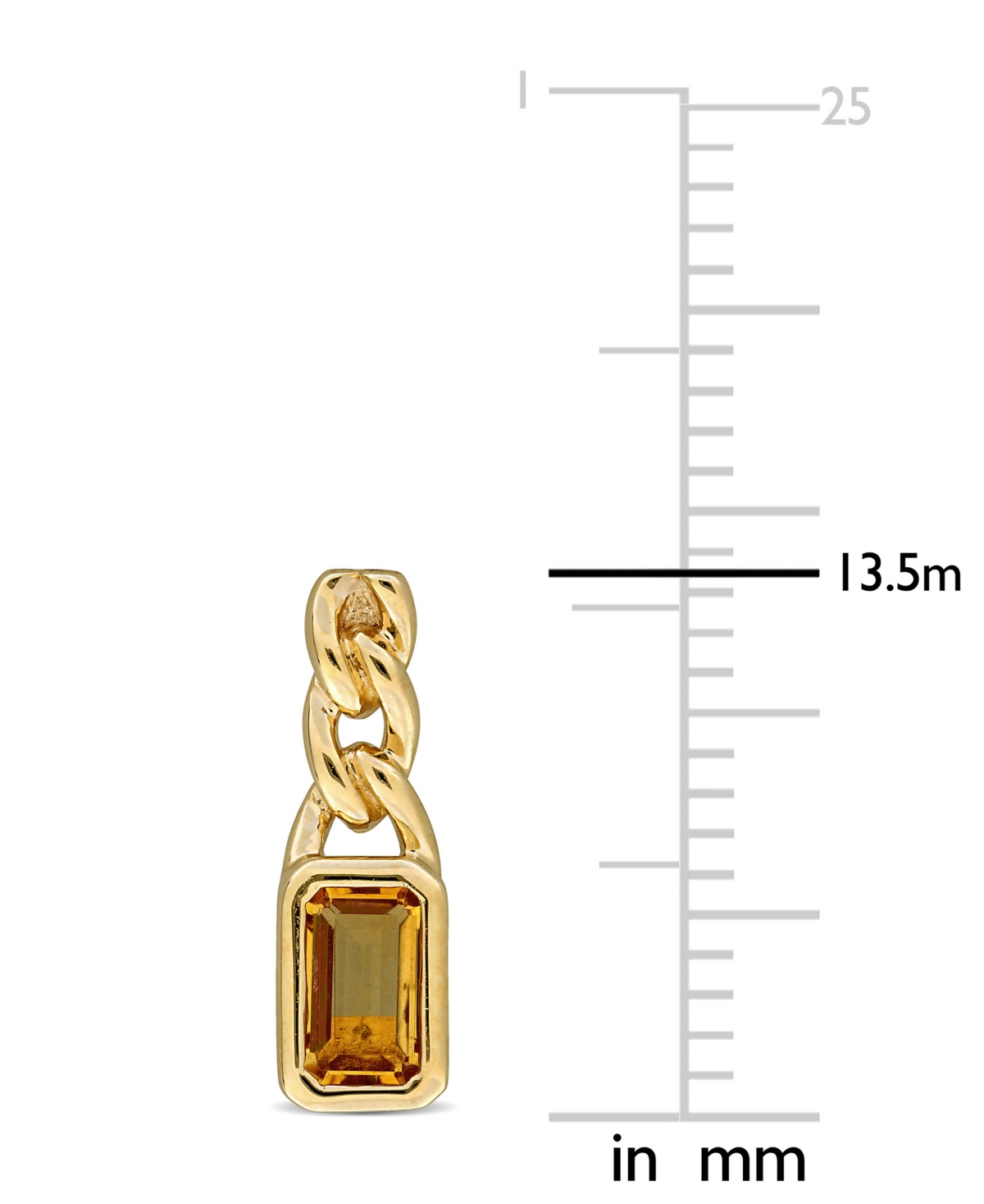 Macy's Gemstone Drop Earrings (5/8 Ct. T.w.) In 14k Yellow Gold In Gold