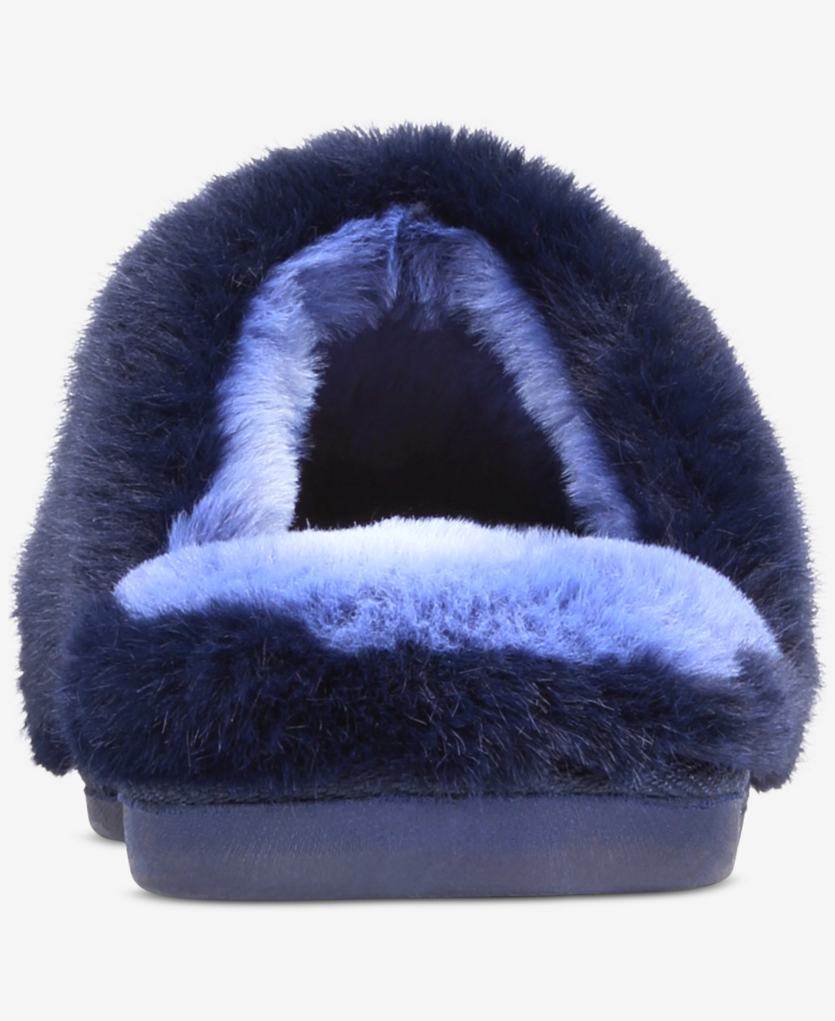 State Of Day Women's Boxed Two-tone Faux-fur Slide Slippers, Macy's Exclusive In Multi