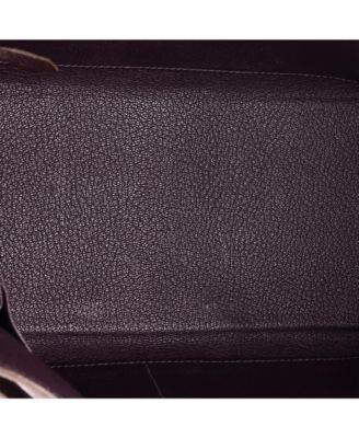 Pre-Owned Hermes Kelly 32 Handbag Purple Togo with Gold Hardware