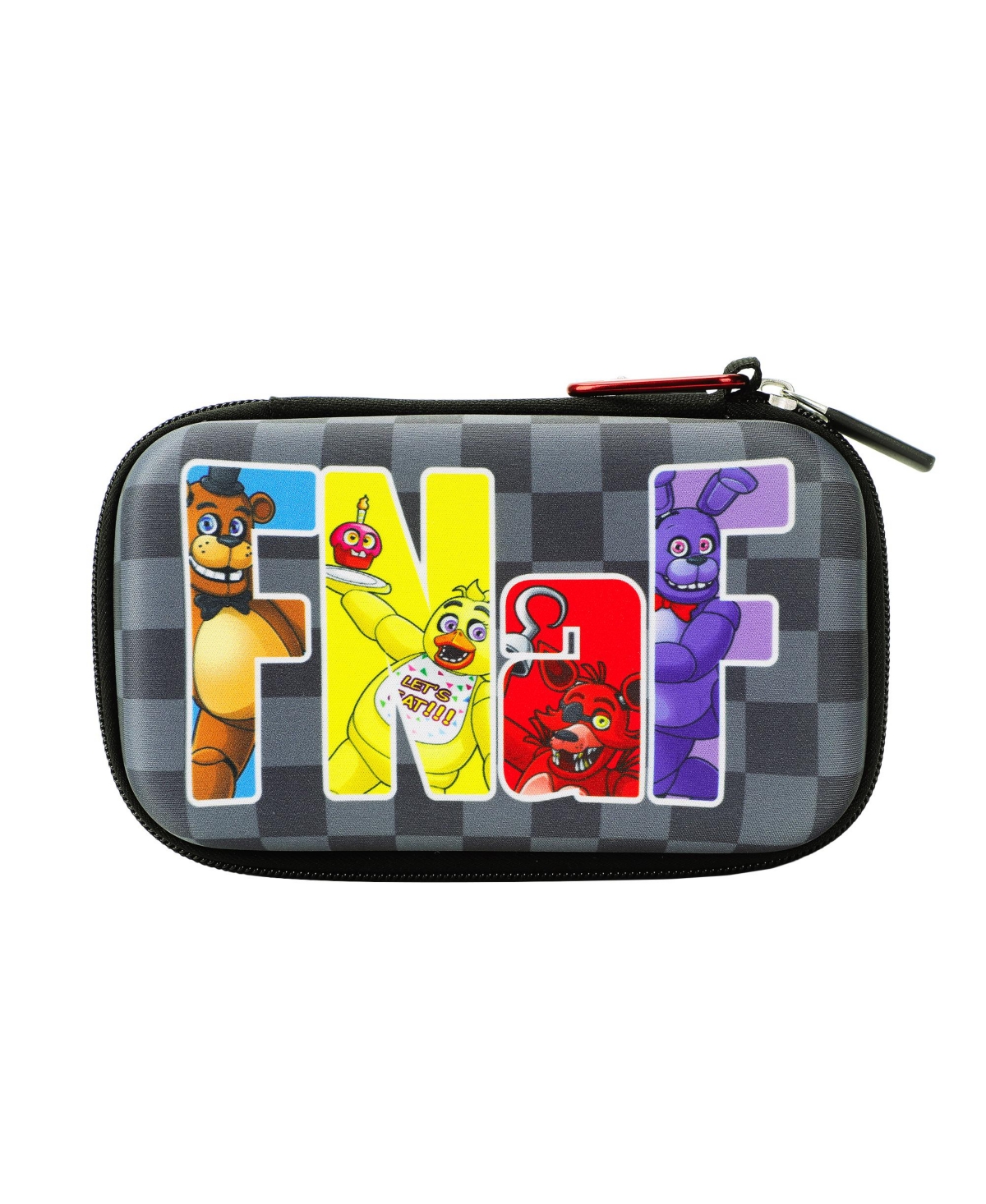 Fnaf Trap Graphics Gray Checkered Utility Case - Five nights fnaf trap