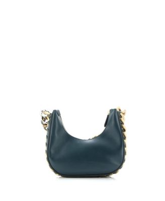 Mini Frayme Zipped Hobo Bag Faux Leather