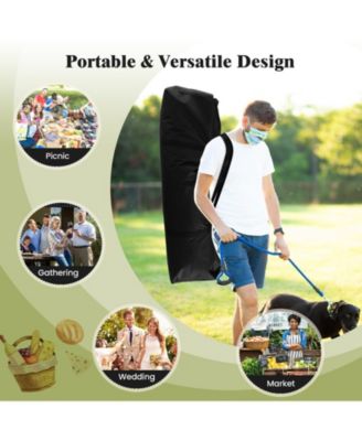 10 X 20 FT Pop up Canopy Tent Foldable Portable Outdoor Gazebo with Carry Bag