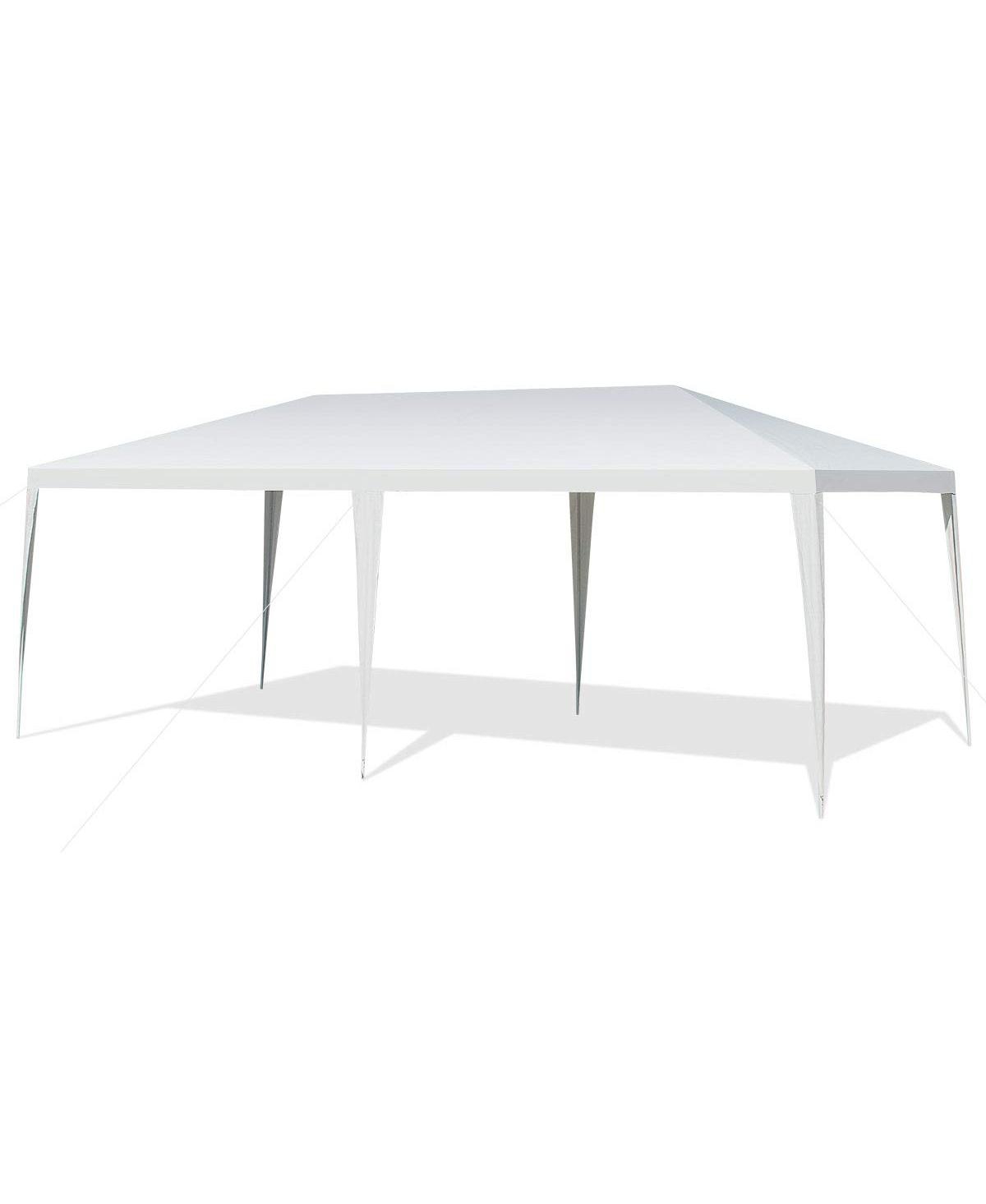 Outdoor Gazebo, Canopy with Sturdy Steel Frame, Easy Assembly Large Shelter for Sunshading, Lightweight and Easy Carriage Rain Shelter, Ideal for Pati