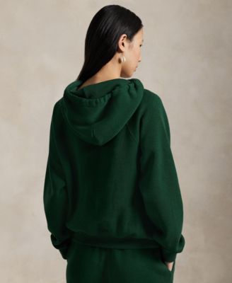 Women's Shrunken Fit Fleece Hoodie Sweatshirt