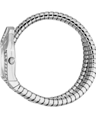 Women's Silver Stainless Steel Bracelet Watch, 23mm