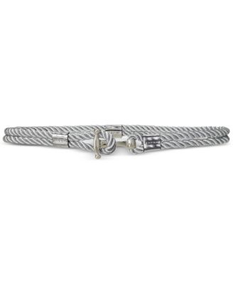 Lauren Ralph Lauren - Women's Metallic Rope Skinny Belt