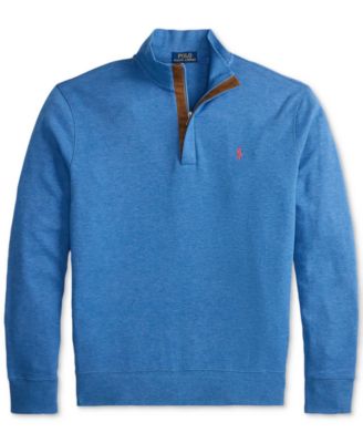 Men's Luxury Jersey Quarter-Zip Pullover