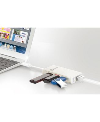 JCH471 USB Type-C Gigabit Ethernet & HUB Multi Adapter