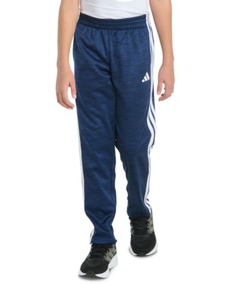 adidas - Big Boys Elastic-Waistband Training Essential 3-Stripe Pants