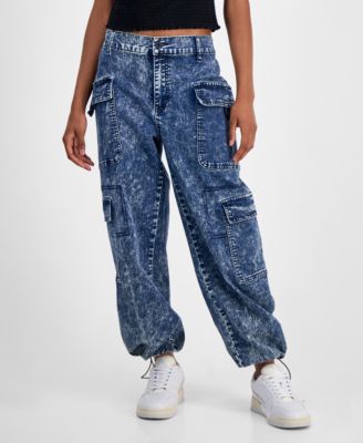Juniors' Cargo Jogger Jeans