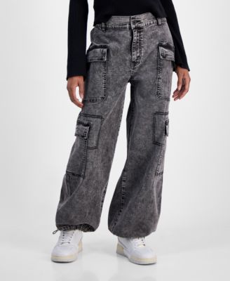 Juniors' Cargo Jogger Jeans