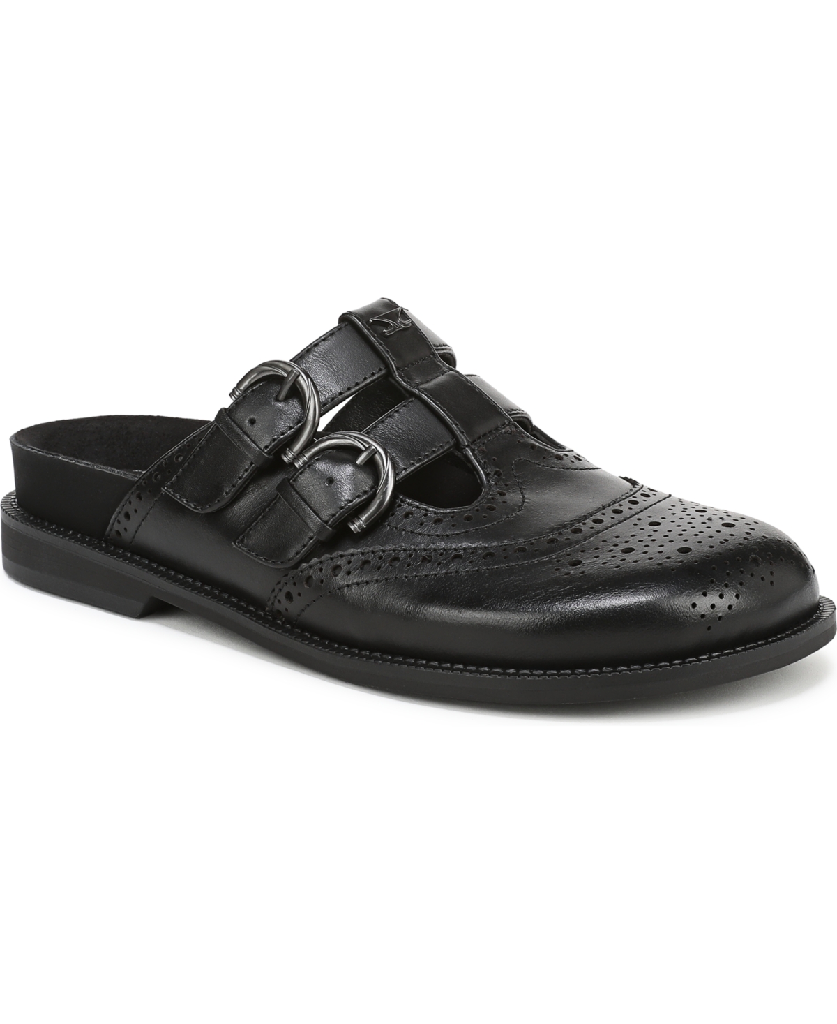 Women's Claudia Mary-Jane Loafer Clogs - Black/Spiced Plum Box Patent