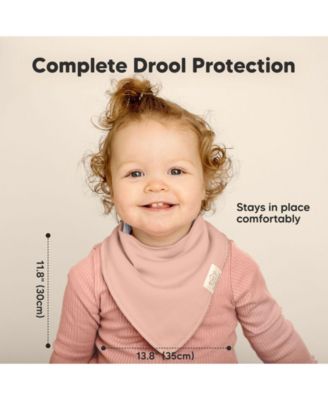 10pk Baby Bandana Bibs, Cotton Baby Drool Bibs for Baby Boy, Girl, Baby Bibs for Infant, Newborn