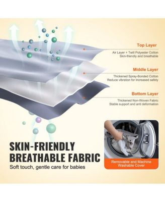 Toddler Bouncer Folding Bouncer Seat Chair 0-9 Months with Toy Bar