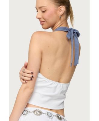 Women's Janna Color Block Halter Top