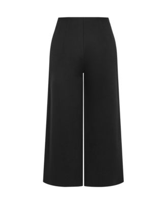 Plus Size Ponte Wide Leg Pant