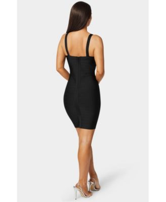 Women's V-Neck Strap Bandage Dress