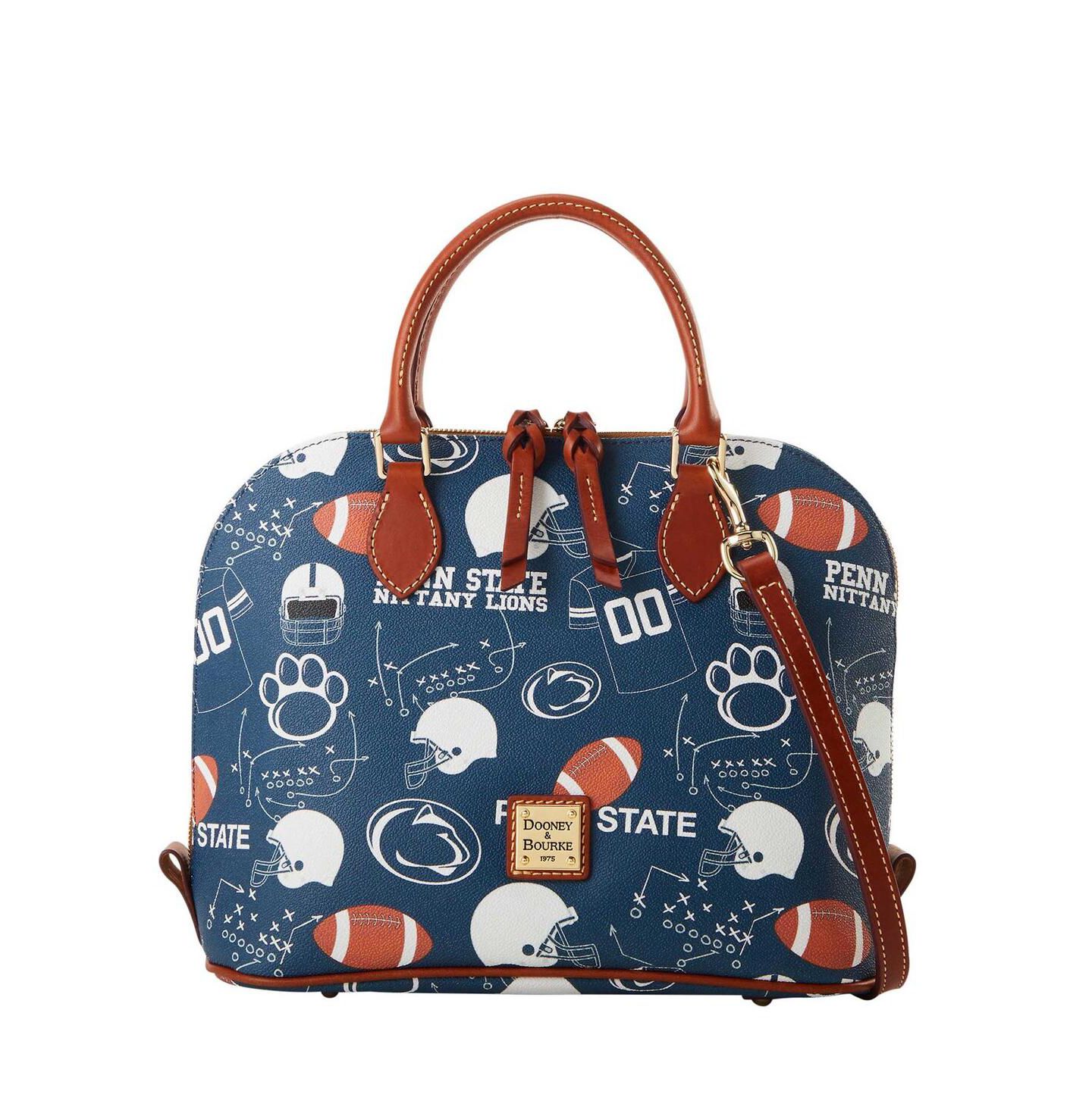 Женская сумка Dooney & Bourke Penn State Nittany Lions Game Day Zip Satchel — фото 1