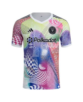Men's White Inter Miami CF 2025 Pride Pre-Match Jersey