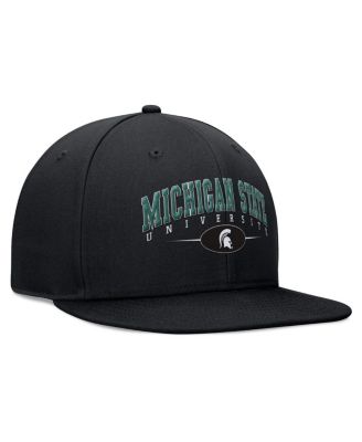 Men's Black Michigan State Spartans Bullpen Snapback Hat