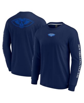 Fanatics - Men's Navy New Orleans Pelicans Elements Strive Long Sleeve T-Shirt