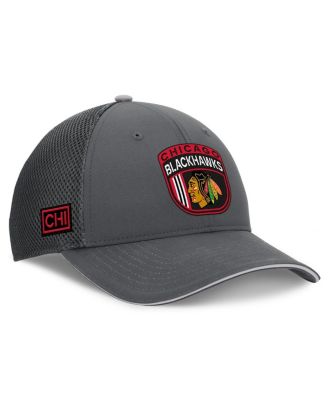 Fanatics - Men's Gray Chicago Blackhawks Authentic Pro Home Ice Trucker Adjustable Hat