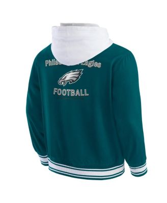 Darius Rucker Collection by Men's Midnight Green Philadelphia Eagles Full-Snap Hoodie Jacket