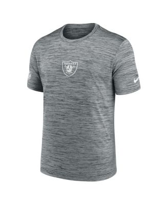 Men's Gray Las Vegas Raiders Sideline Velocity Performance T-Shirt