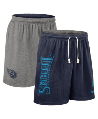 Nike - Men's Navy Tennessee Titans Sideline Reversible Performance Shorts
