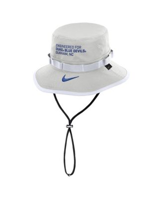 Men's Gray Duke Blue Devils 2025 Sideline Apex Boonie Performance Bucket Hat