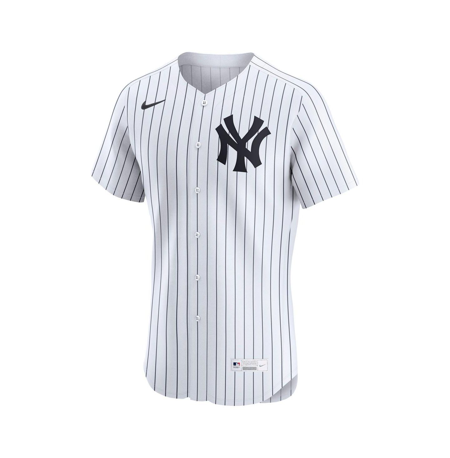 Мужской топ Nike White New York Yankees Home Elite Jersey — фото 2
