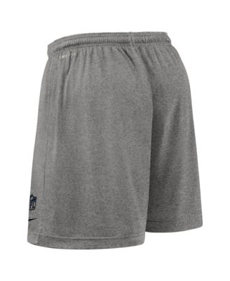 Men's Black Carolina Panthers Sideline Reversible Performance Shorts