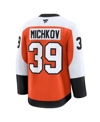 Men's Matvei Michkov Orange Philadelphia Flyers Home Premium Jersey