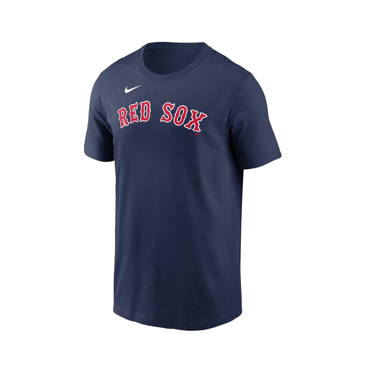 Мужская футболка Nike Kristian Campbell Navy Boston Red Sox Fuse Name & Number — фото 2