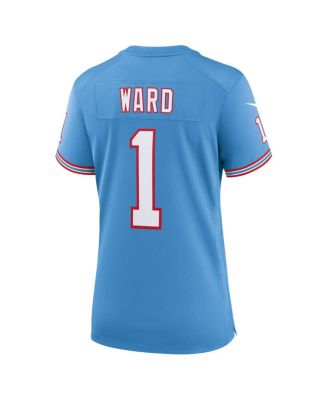 Women's Cam Ward Light Blue Tennessee Titans 2025 NFL Draft 2nd Alternate Game Jersey