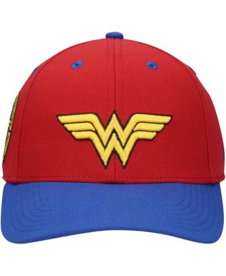 Big Boys and Girls Red Wonder Woman Adjustable Hat