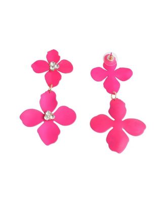 Maxi Floral Drop Earrings
