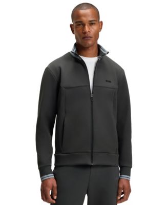 Hugo Boss - Men's Cotton-Blend Zip-Up Sweatshirt