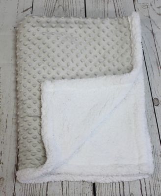 3 Stories Trading Infant Popcorn Mink Sherpa Blanket