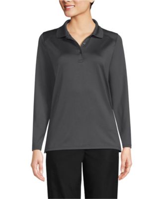 Women's Long Sleeve Feminine Fit Rapid Dry Polo Shirt