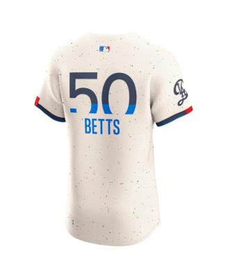 Men's Mookie Betts Cream Los Angeles Dodgers City Connect Elite Jersey