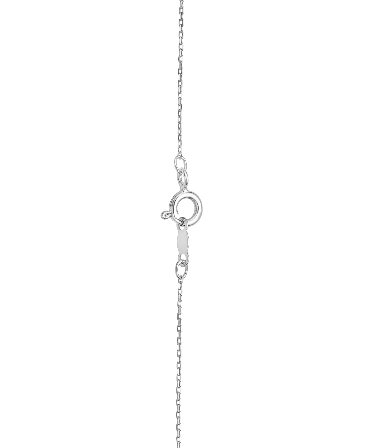 Macy's Diamond Scattered Necklace (3/8 Ct. T.w.) In 10k White Gold In Gold