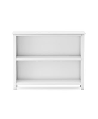 Taiga 2-Shelf Bookcase - Navy: 30" Bookshelf and Storage Unit for Bedrooms or Playrooms, Wooden Shelving for Books, Toys, School Supplies