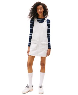 Tommy Jeans - Women's Scoop-Neck Sleeveless Pinafore Dress