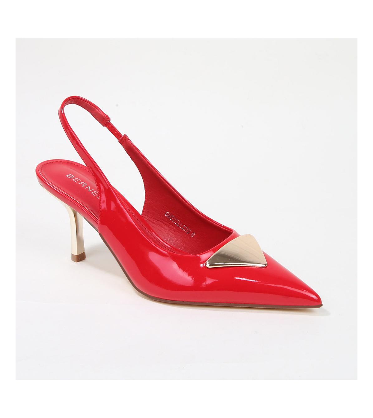 Chevelle Slingback Pump with Metallic Accent - Silver