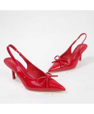 Cree Bow Accent Slingback Pumps